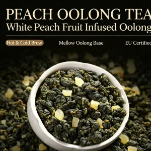 Peach Oolong Tea Anxi Taiwan Base Natural Peach EU Certified Factory Direct