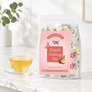 Peach Oolong Tea Bag Natural Heat Clearing and Cooling Dried Fruit Peach apple Fruit Flavored Tea Bag