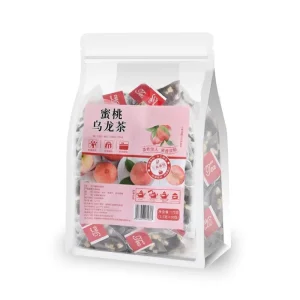 Peach Oolong Tea Bags Flavored Oolong Tea with Natural Peach Aroma 3.5g*50 Individual Wrapped Teabags