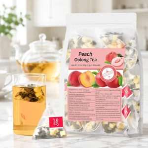 Peach Oolong Tea Fragrant Leafy Camellia Fruit Tea Flower Tea Flower Tea Tea Bag Packaging