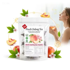 Peach Oolong Tea Loose Leaf Antioxidant Rich Detox Digestion Aid Weight Management Skin Health