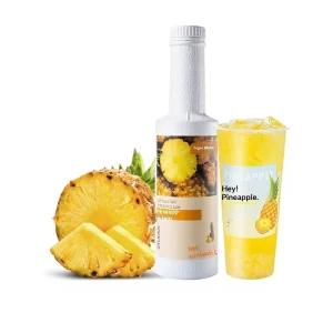 Pineapple Concentrated Juice Jam Plum Iced Milk Tea Fruit Tea Shop Special Commercial Raw Material 1L Bottle