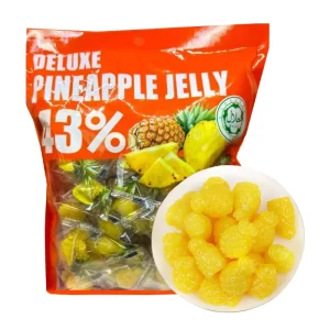 Pineapple Gummies Jelly Candy Sweets Fruit Shape Fruit Juice Gummies Candy and Sweets HALA Gummy Candy 1kg Jelly Fruits Candy