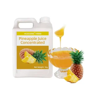 Pineapple Juice Concentrated Fruit Flavored Syrup for Bubble Tea Smoothie Slush Fruity Tea Ingredients Brands Milk Tea Shop