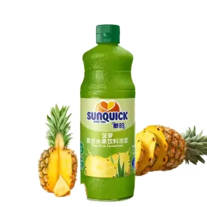 Pineapple Mixed Fruit Beverage Concentrate 840ml Suitable for Mixed Drinks Fruit Cocktails and Bartending