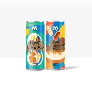Plant Based Protein Beverage 330ML 500ML Nut Milk Comprised of Walnut and Peanut in Aluminum Cans