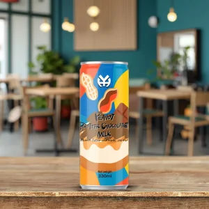 Plant Based Protein Beverage 330ML Comprised Walnut Peanut Nut Milk Low Fat HACCP Certified Aluminum Canned