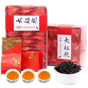 Popular Dahongpao Oolong Tea New Age Loose Tea Sweet Alcohol Small Bag Packaging Rich Fragrance Box Processed