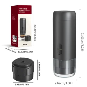 Portable Camping Electric Coffee Maker With Heating Function USB Mini Machine Travel Espresso Maker