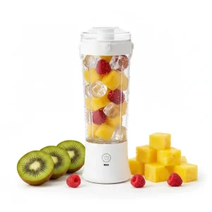 Portable Juice Blender USB Rechargeable Stainless Steel Blade Compact Juicer Maker for Travel Office Gym BPA Free