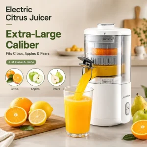 Portable Mini Electric Citrus Juicer 100W Easy Clean Orange Lemon Grapefruit Squeezer Home Fruit Juice Extractor