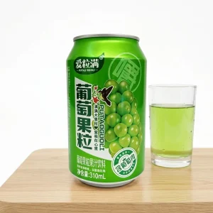Portable Single Serve 310ml Canned Grape Composite Juice With Chewy Pulp Bulk Export for Overseas Beverage Distributors