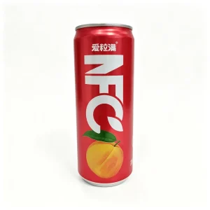 Portable Single Serve 320ml Canned Fresh Yellow Peach Juice With Chewy Fruit Pulp Bulk Export for Overseas Distributors