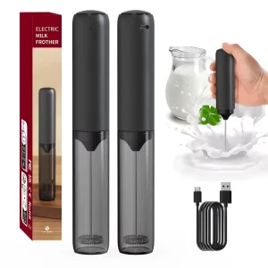 Portable Type C Rechargeable Handheld Foam Electric Milk Frother Foamer Maker Coffee Mixer Whisk for Lattes