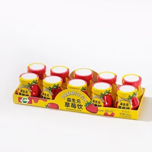 Prebiotic Fruit Vegetable Beverage Hawthorn Strawberry Grape White Peach Flavor