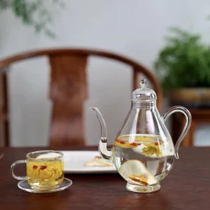 Premium Blooming Chrysanthemum Apple Kumquat Herbal Tea
