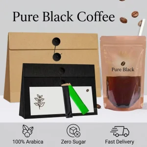Premium Daily Instant Black Coffee Pure Arabica Coffee Powder for Business