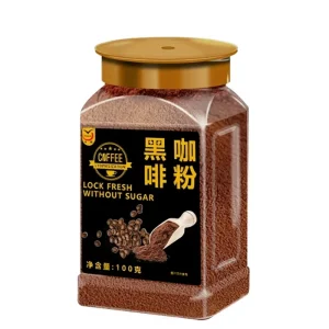 Premium Freeze dried 100% Arabica Black Coffee Powder Instant Lyophilized Pure Coffee Zero Sugar Weight Loss