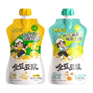 Premium Fresh Soy Milk Drink Sweet Taste Ready to Drink Nutritious Alternative Dairy Children Adults Bag Packaging No Additives