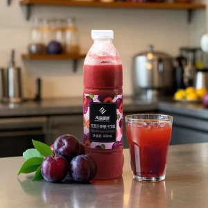Premium Frozen Plum Fruit Juice Gluten Free Vegan Friendly Manufacturer Bottle Packaging for Smoothies & Cocktails
