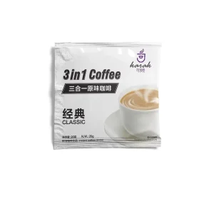 Premium Grade CLASSIC COFFEE 3 in 1 RICH and AROMATIC 20 BAG INSTANT COFFEE LATTE 3 in 1 PACKAGING 20 X 20g