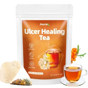Premium Grade ‘s Mane Mushroom Clove Sea Buckthorn Herbal Tea Bags for Ulcer Healing Digestive Support Cold Brew GMO Free