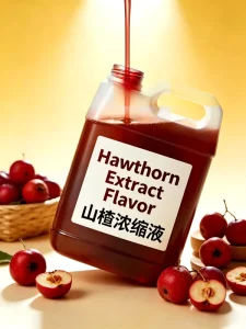 Premium Hawthorn Extract Liquid Natural Fruit Concentrate Hawthorn Flavor Natural Flavor for Food Processing and Beverage