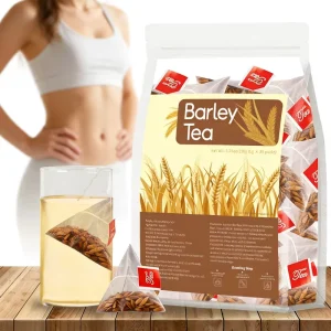 Premium Healthy Substitute Handmade Food Grade Barley Tea 5g X 30 Pyramid Bags Caffeine Free Digestive Support Post Meal