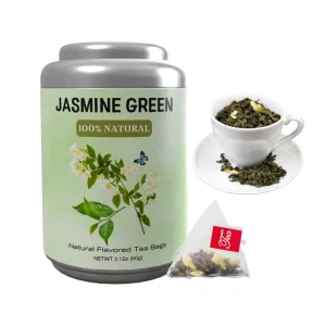 Premium Jasmine Flowery Green Tea Private Labels Green Jasmine Tea