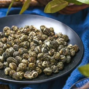 Premium Natural Jasmine White Dragon Ball Loose Luzhou flavor Dragon Pearl Tea