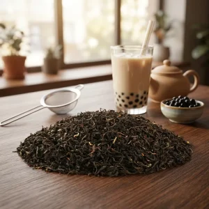 Premium New Fujian Ceylon Black Tea Loose Leaf Organic Slimming Tea Bulk Factory Direct for Bubble Milk Tea