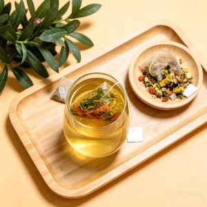 Premium Organic Dandelion Chrysanthemum Cassia Seed Herbal Tea Natural Liver Detox Sugar Free Caffeine Free Pyramid Tea Bags