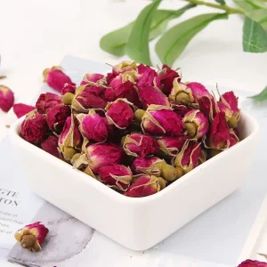Premium Organic Rose Herbal Tea Calming Relaxation Skin Health Daily Wellness Fresh Aroma Bulk Loose Floral Infusion Natural