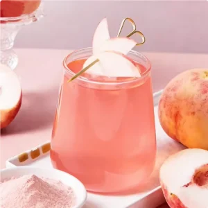 Premium Pink Peach Juice Concentrated Powder Instant Solid Beverage Powder Suitable for Catering & Vending Machine