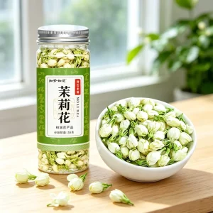 Premium Pure Jasmine Tea 35g Loose Dried Jasmine Tea for Breath Freshening & Immune Support Natural Caffeine Free Herbal Tin
