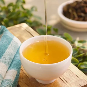 Premium Quality Pure & Aromatic Organic Chinese Green Jasmine Herbal Tea Flavored Compressed Blended Steamed Packaged Bag 0.5kg