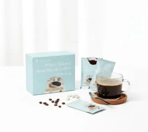Premium Slimming Pure Black Coffee Powder Bitter Gluten Free Fast Fat Burning Good Effect in 14 Days Box