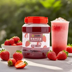 Premium Strawberry Fruit Preserves for Yogurt and Smoothies Gluten Free Vegan Friendly 20Y Supplier