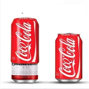 Printable Creative Silicone Cola Set 500ml Anti Slip Can Beer Cover Waterproof Protective Cover