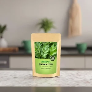 Private Label 100% Pure Mugwort Herbal Tea Bags Rich in Antioxidants with Fresh Mugwort Leaves 60g