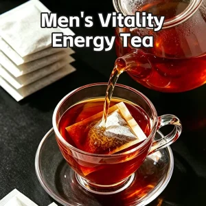 Private Label Five Treasure Tea Performance Ginseng Goji Berry Herbal Blend Men’s Vitality Support Tea Energy Booster OEM ODM