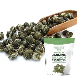 Private Label Fujian Jasmine Tea Handmade Jasmine Dragon Pearl Green Tea