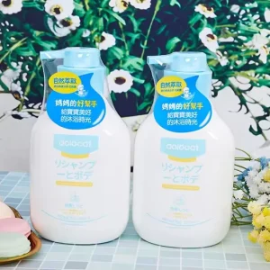 Private Label Hair Shampoo and Bath Lotion Body Wash 2 in 1 Oat Extract Milk Nourishing Soothing Shower Gel for Kids