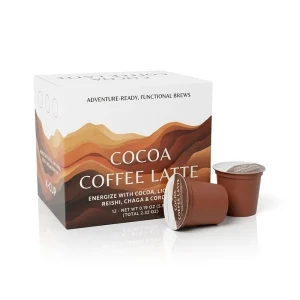 Private Label Mushroom Instant Latte K Cup Coffee Black Mushroom Extract Powder Coffee Lions Mane Mushroom Coffee