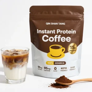 Private Label OEM Grass Fed Organic 6 Mushroom Whey Protein Coffee Blend for Focus Energy Gut Health