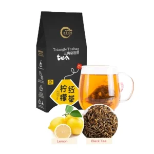 Private Label Organic Lemon Black Herbal Blended Health Detox Beauty Tea Loose Dried Leaf Tea Bags Sachets
