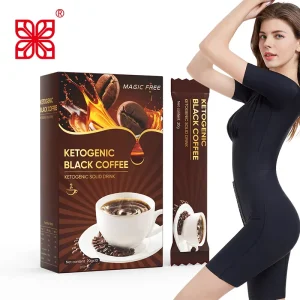 Private Label Super Slim Keto Black Coffee Diet Slimming Weight Loss Sugar Meal Replacement Instant Coffee Powder