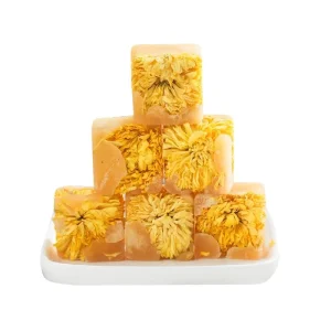 Private Label Sweet Flavored Chrysanthemum Honey Rock Sugar Cube Tea