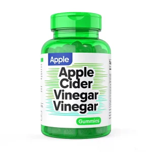 Private Label Vegan Cider Vinegar Gummies 1000mg ACV Supplement Immune Support Digestion Metabolism for Adults