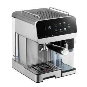 Professional Stainless Steel Overpressure Coffee Maker Semiautomatic Touch Screen Function Coffee Machine